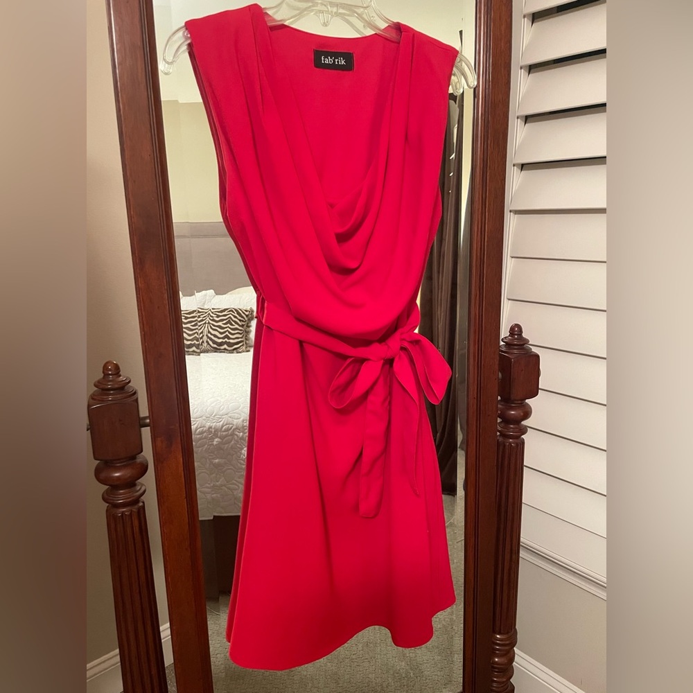 fab'rik Vibrant Red Mini Dress